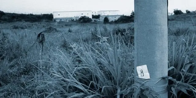 小沢剛≪地蔵建立 上九一色村、1995年8月10日≫1995