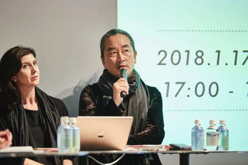 ルシール・レイボーズ（左）さんと仲西祐介さん