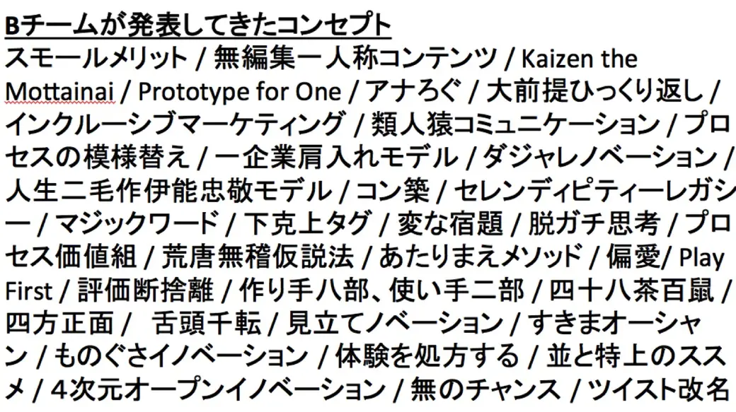 電通Bチーム
