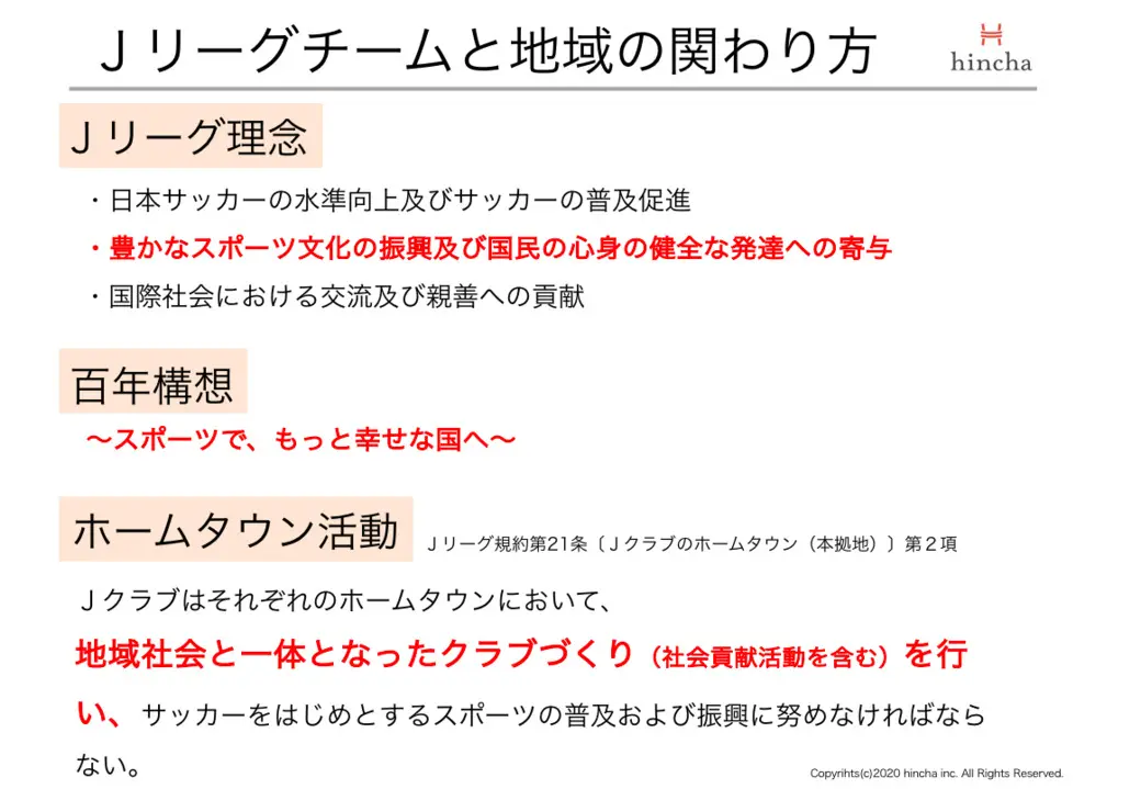 Jリーグと地域の関わり方