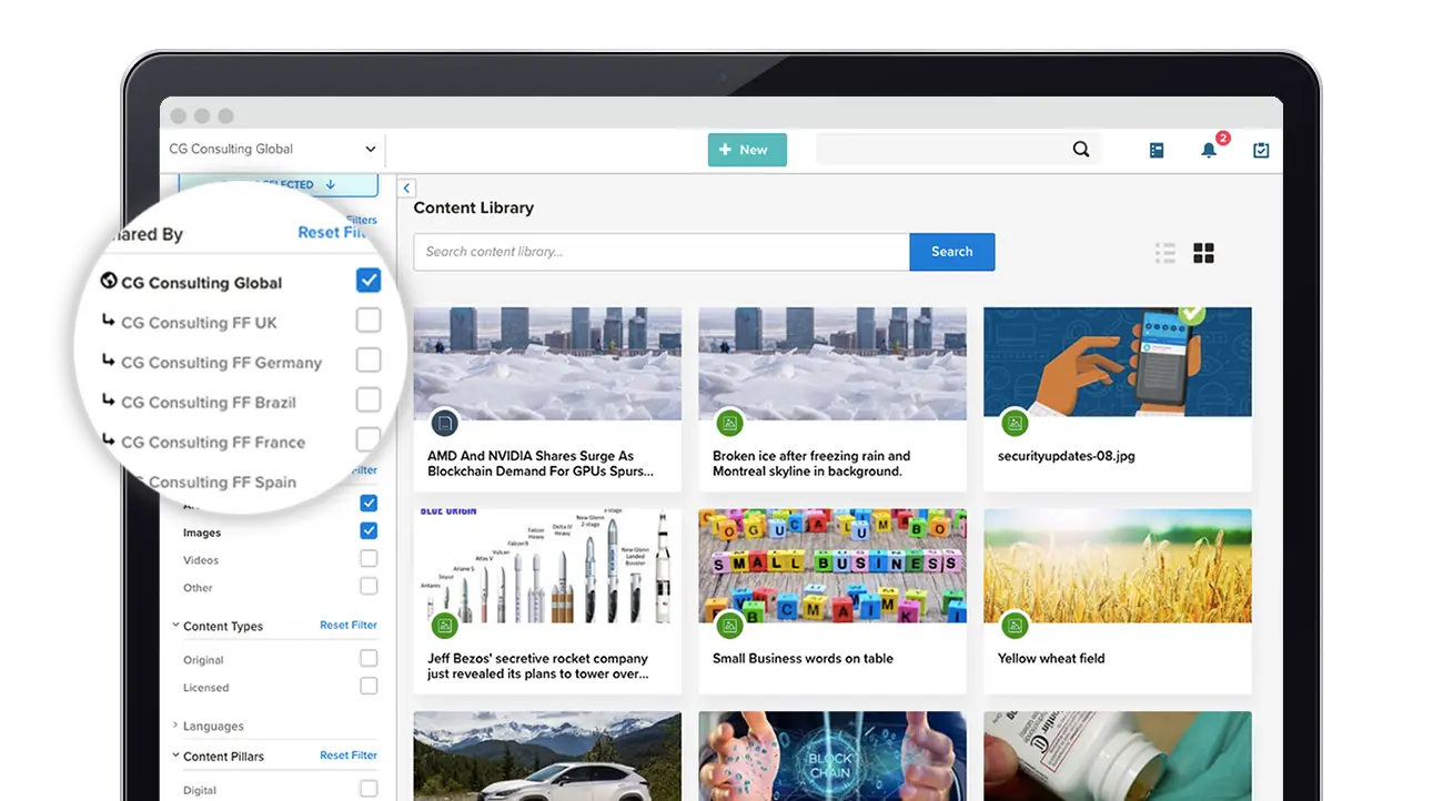 NewsCred Content Marketing Platform_Library