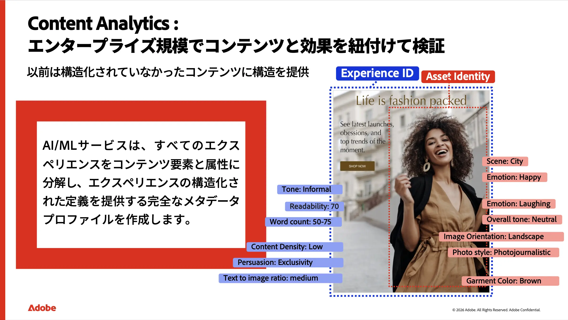 コンテンツアナリティクス:エンタープライズ規模でコンテンツと効果を紐づけて検証