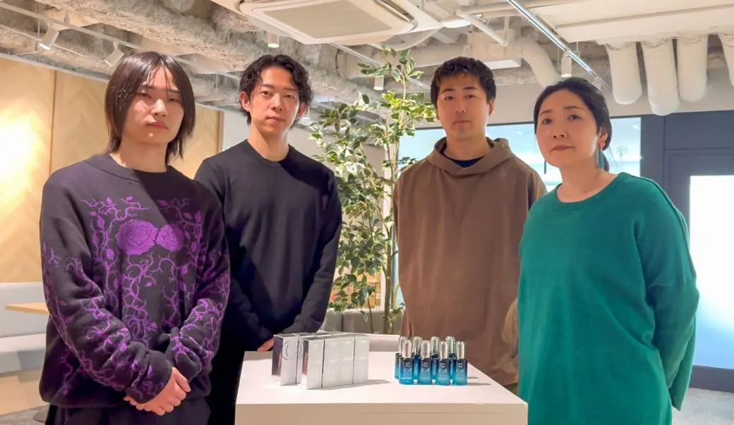 名古さん、松村さん、櫻井さん、謝花さんの集合写真