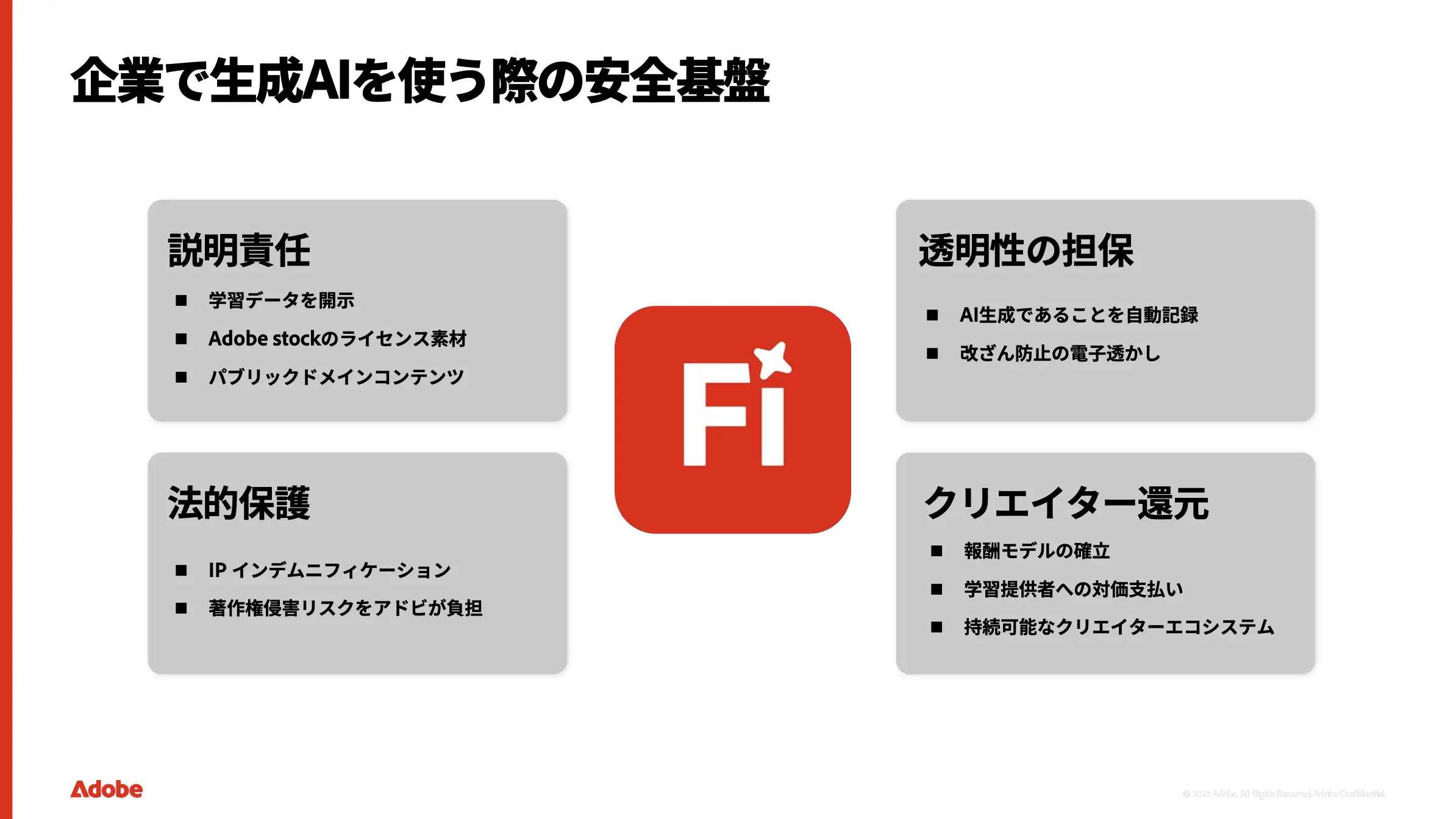 企業で生成AIを使う際の安全基盤