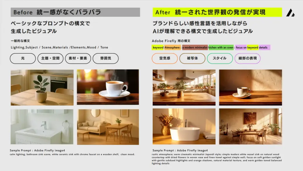 プロンプトに「ブランドらしさ」を言語化して組み込む