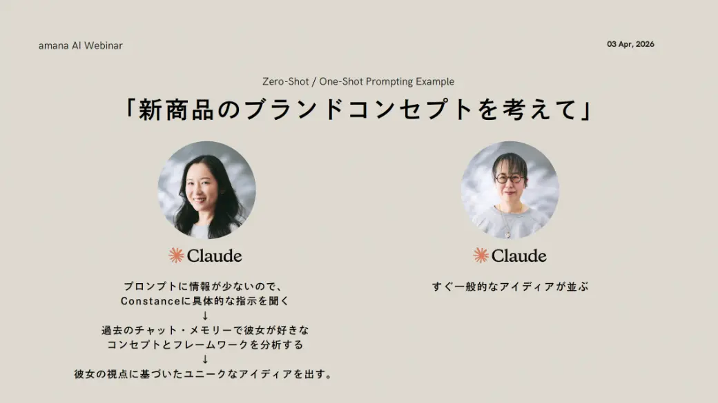 LLMのアウトプットの質を決めているのは、入力したプロンプトのテキストだけでなく、そのLLMに蓄積された記憶と文脈