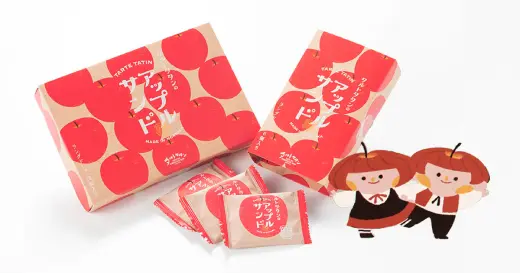 タルトタタン｜新商品「アップルサンド」 パッケージデザイン＆キャラクター開発、プロモーション施策