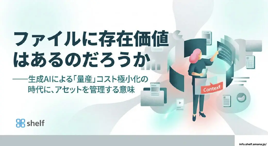 ファイルに存在価値はあるのだろうか ——生成AI時代にアセットを管理する本当の意味