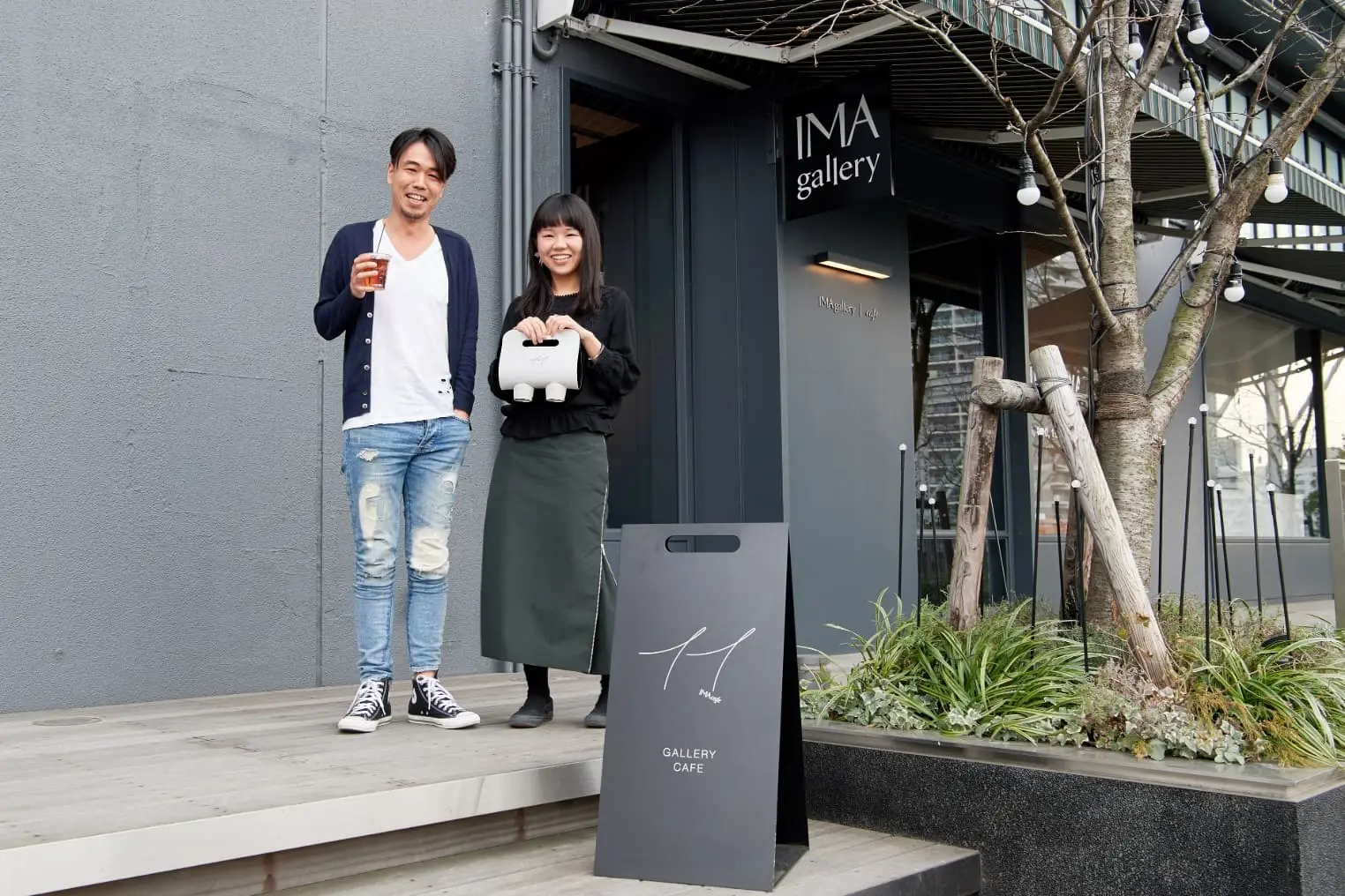 プレミアムなおもてなしを形にする、IMA cafeのデザインワーク